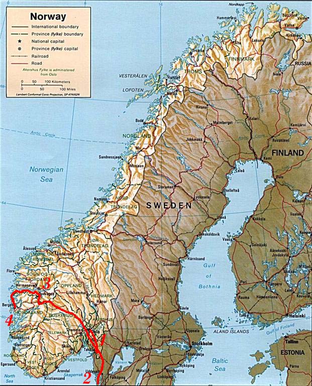 Norway Map